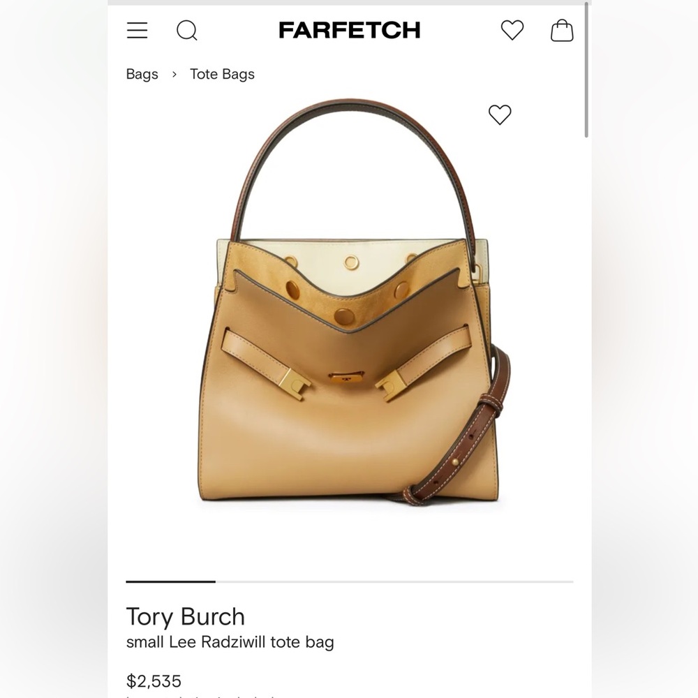 Tory Burch Lee Radizwill tote bag